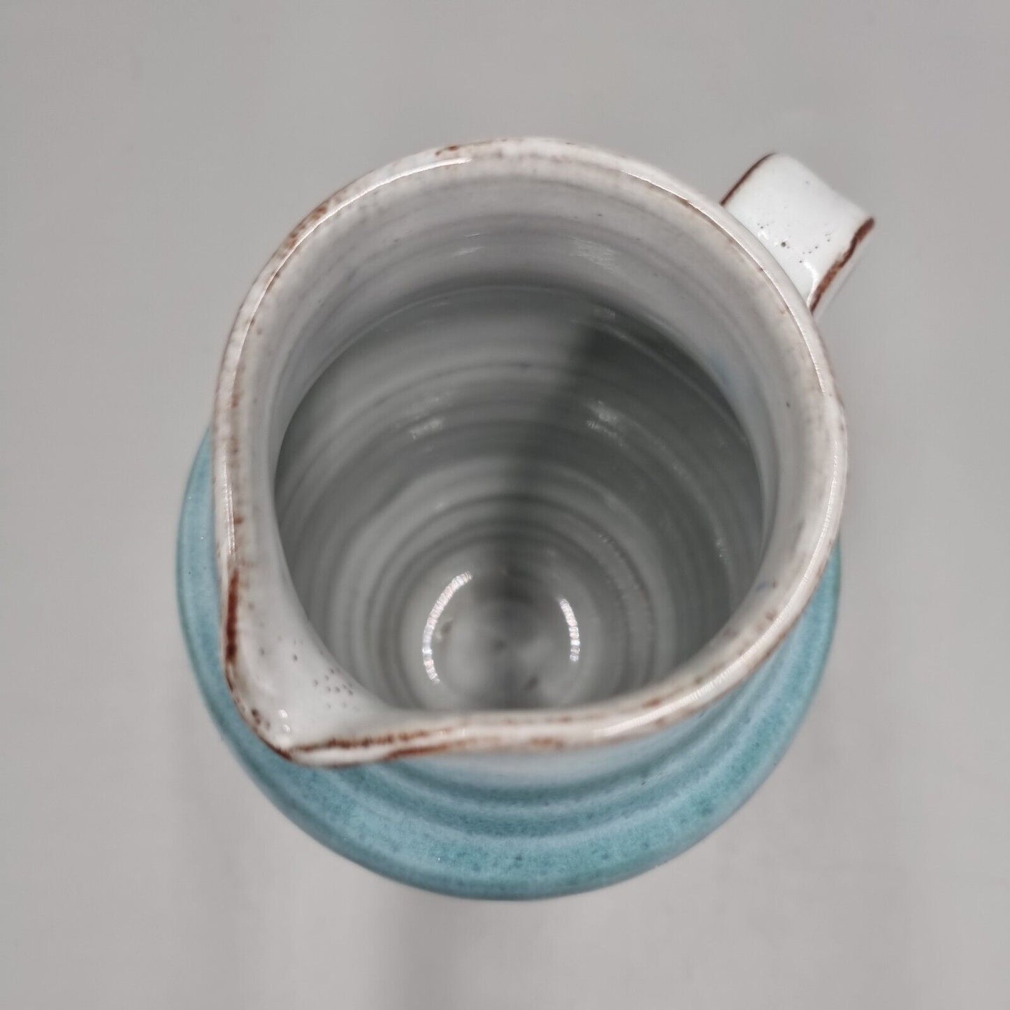 A Studio Pottery Jug By Dennis Lucas, Hastings, Incised Fish Makers mark to base