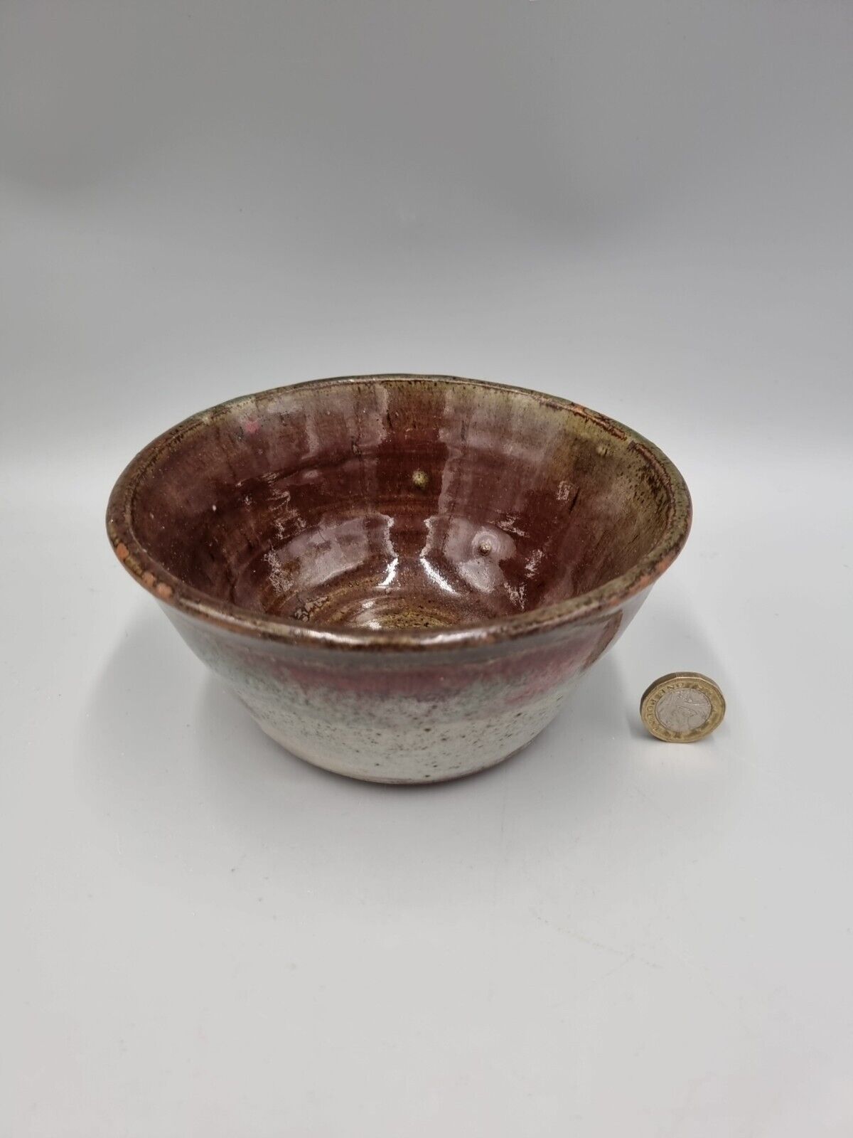 A Studio Pottery Bowl By Ruth Cox. Incised To The Base.