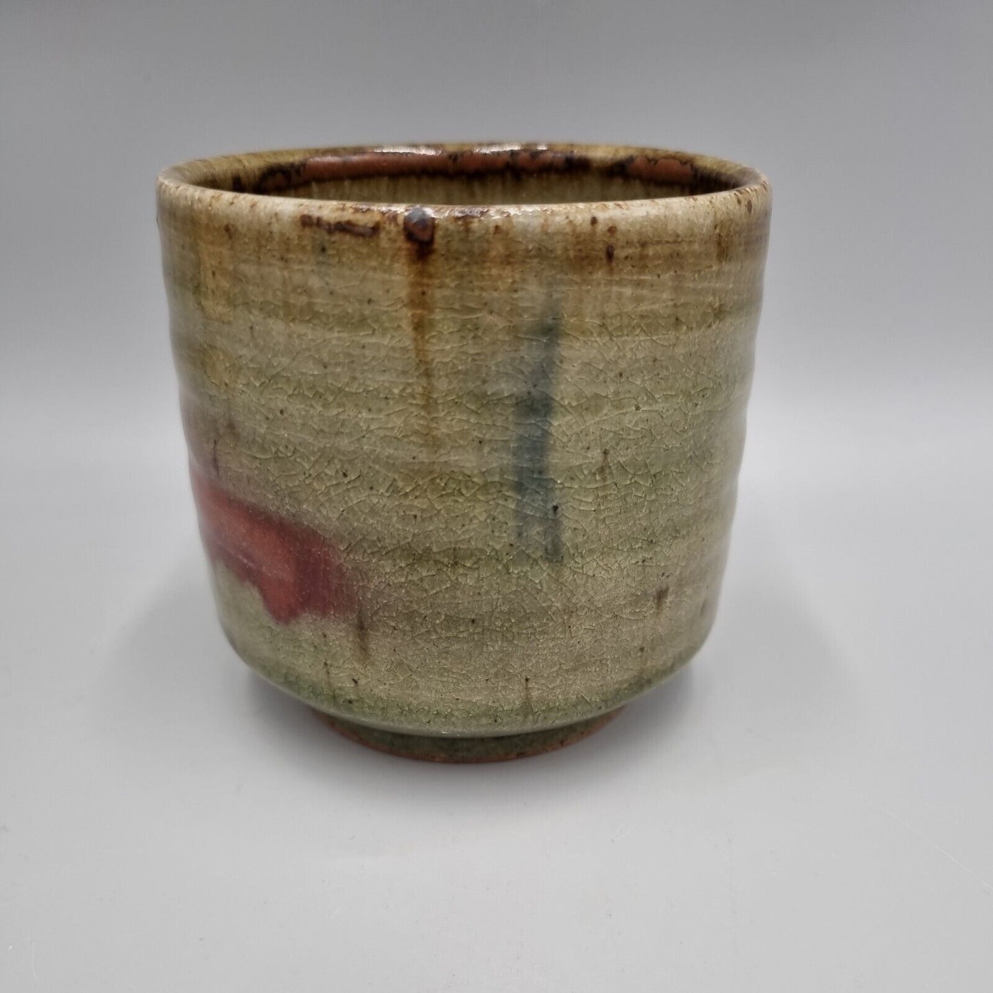 A Footed Stoneware Studio Pottery Teacup By Keith Smith, Otterton Pottery, VGC.