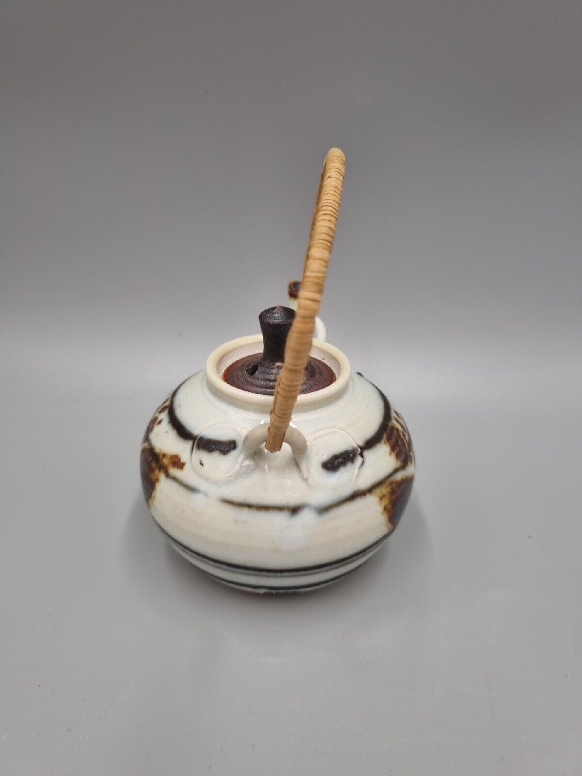 A Miniature Studio Pottery Tea Pot By Mary Rich (A/F)