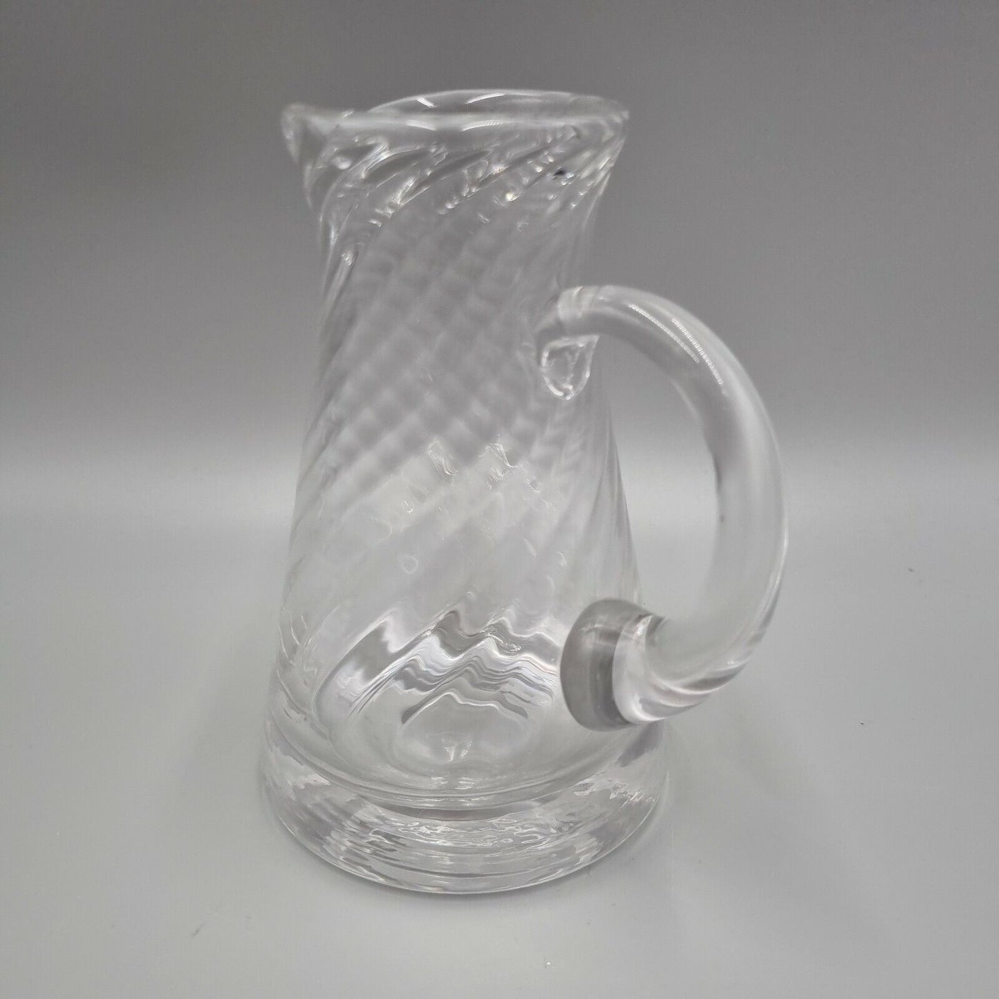 A Dartington Glass Flare (Twist) Pattern Small (1/2 Pint) Jug / Carafe. VGC.