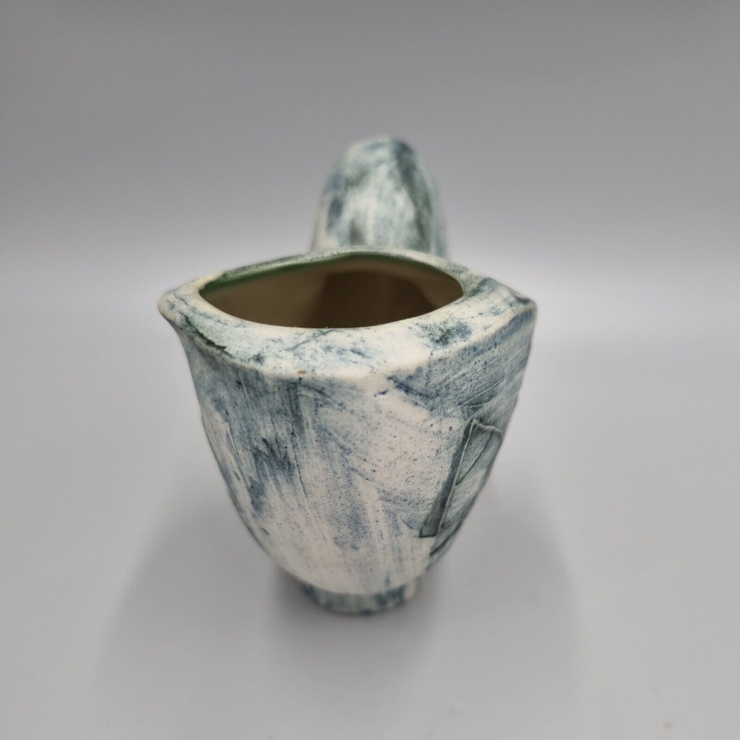 A Carn Studio Pottery Vase - John Beusmans, Nautilus Shell Form. VGC.