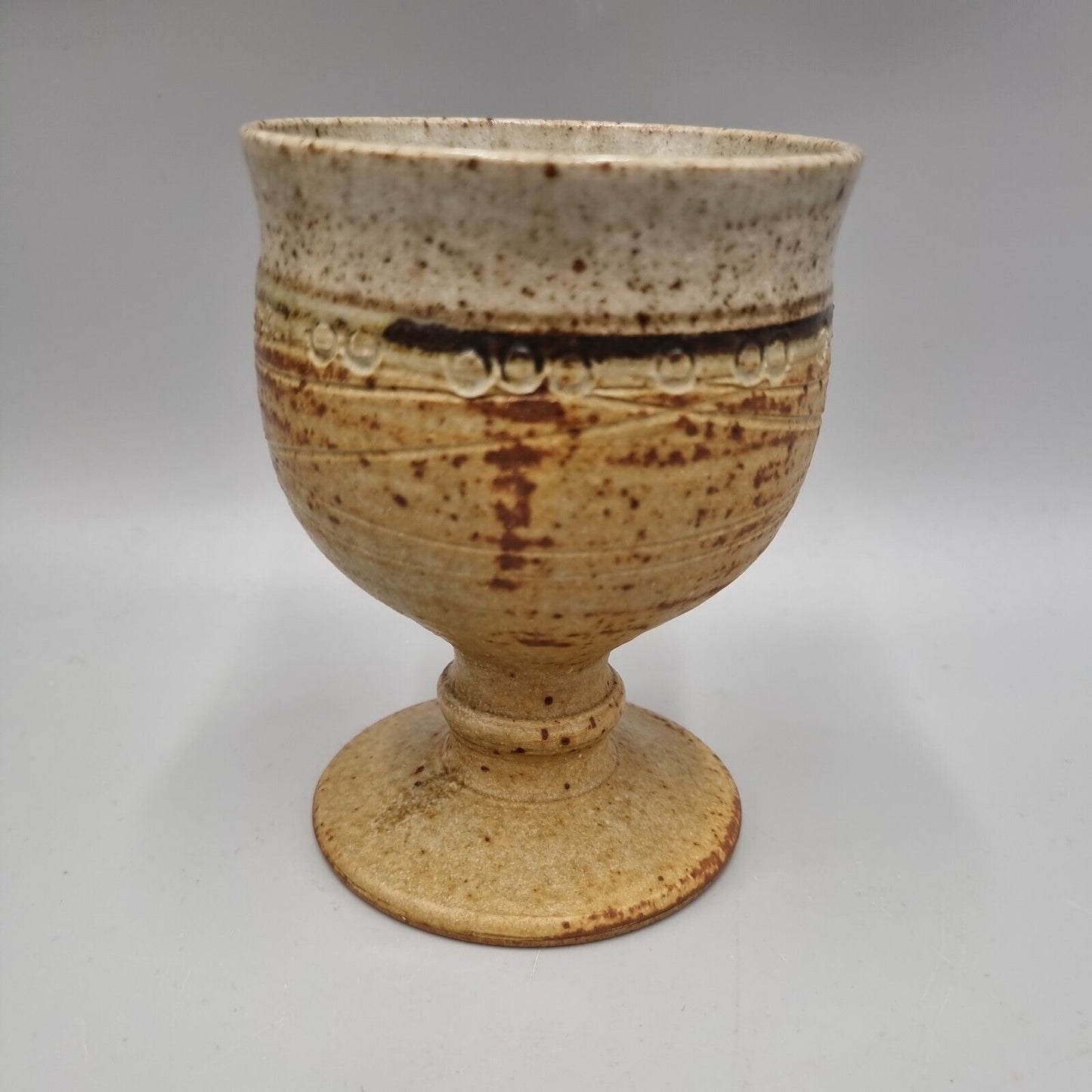 A John Davidson, New Mills Studio Pottery Goblet, Cornwall.