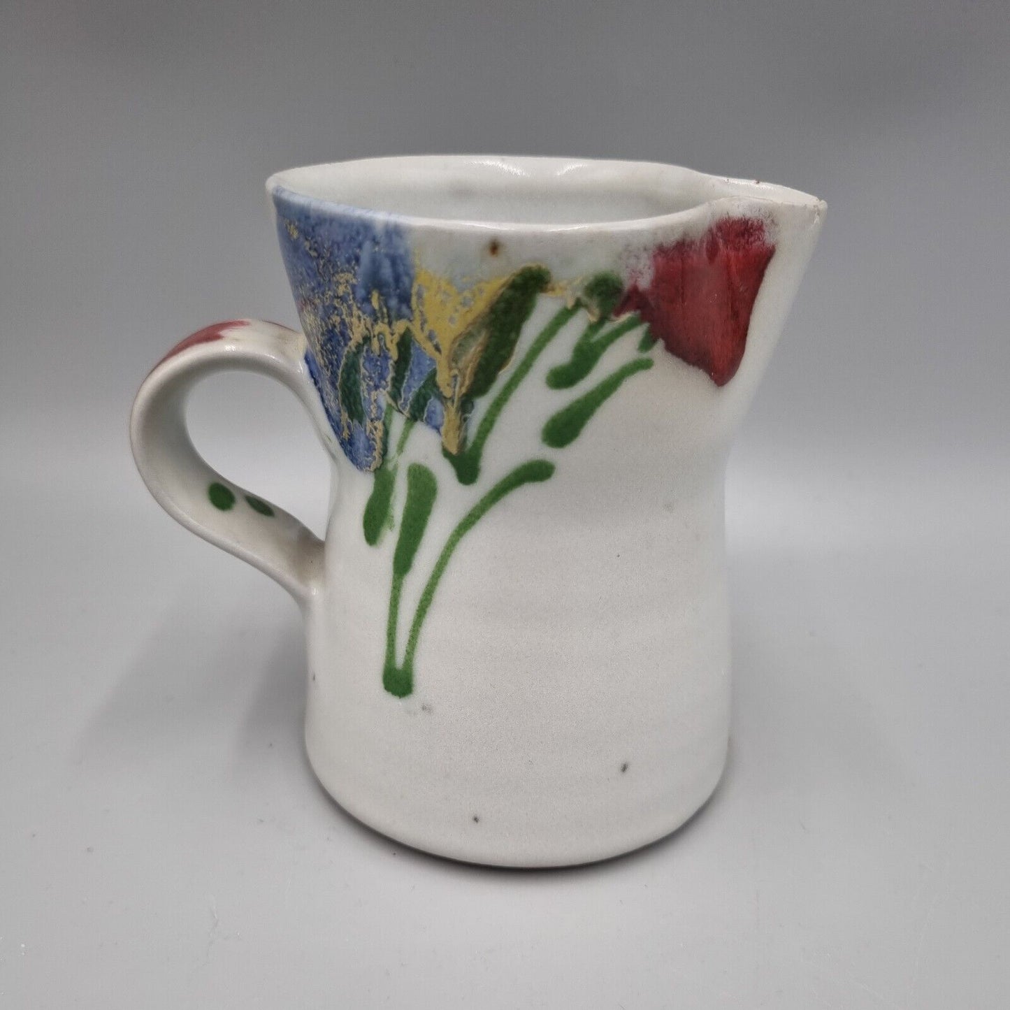 A Janice Tchalenko Studio Pottery Jug For Dartington Pottery