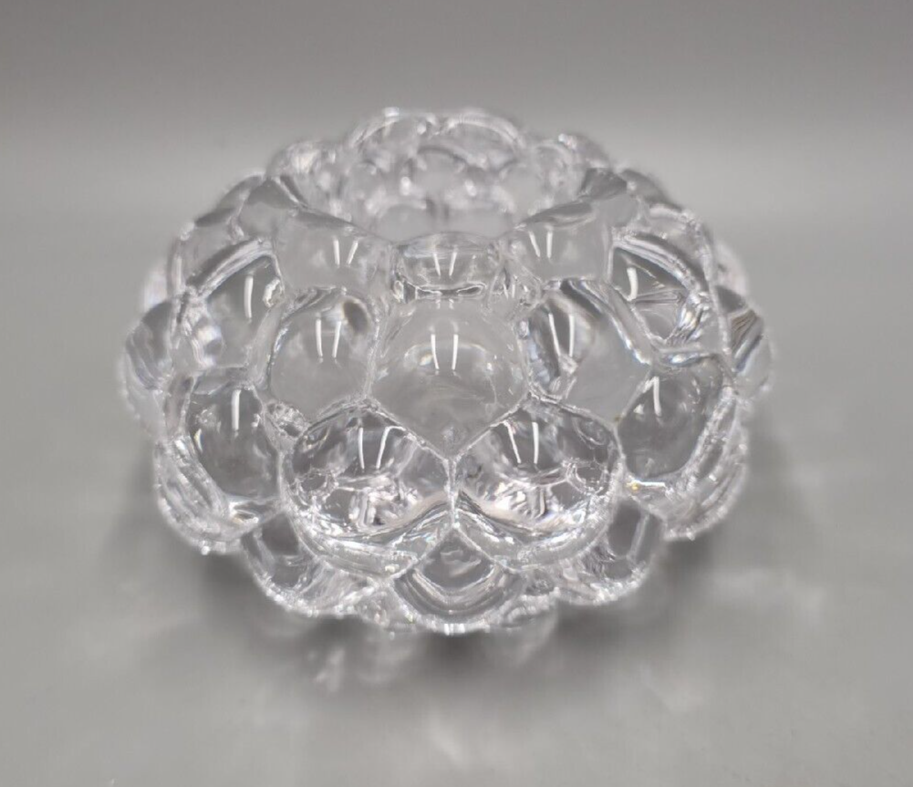 A Vintage Orrefors Bubble / Raspberry Votive Candle Holder, Ann Nilsson Design.