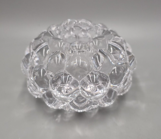 A Vintage Orrefors Bubble / Raspberry Votive Candle Holder, Ann Nilsson Design.