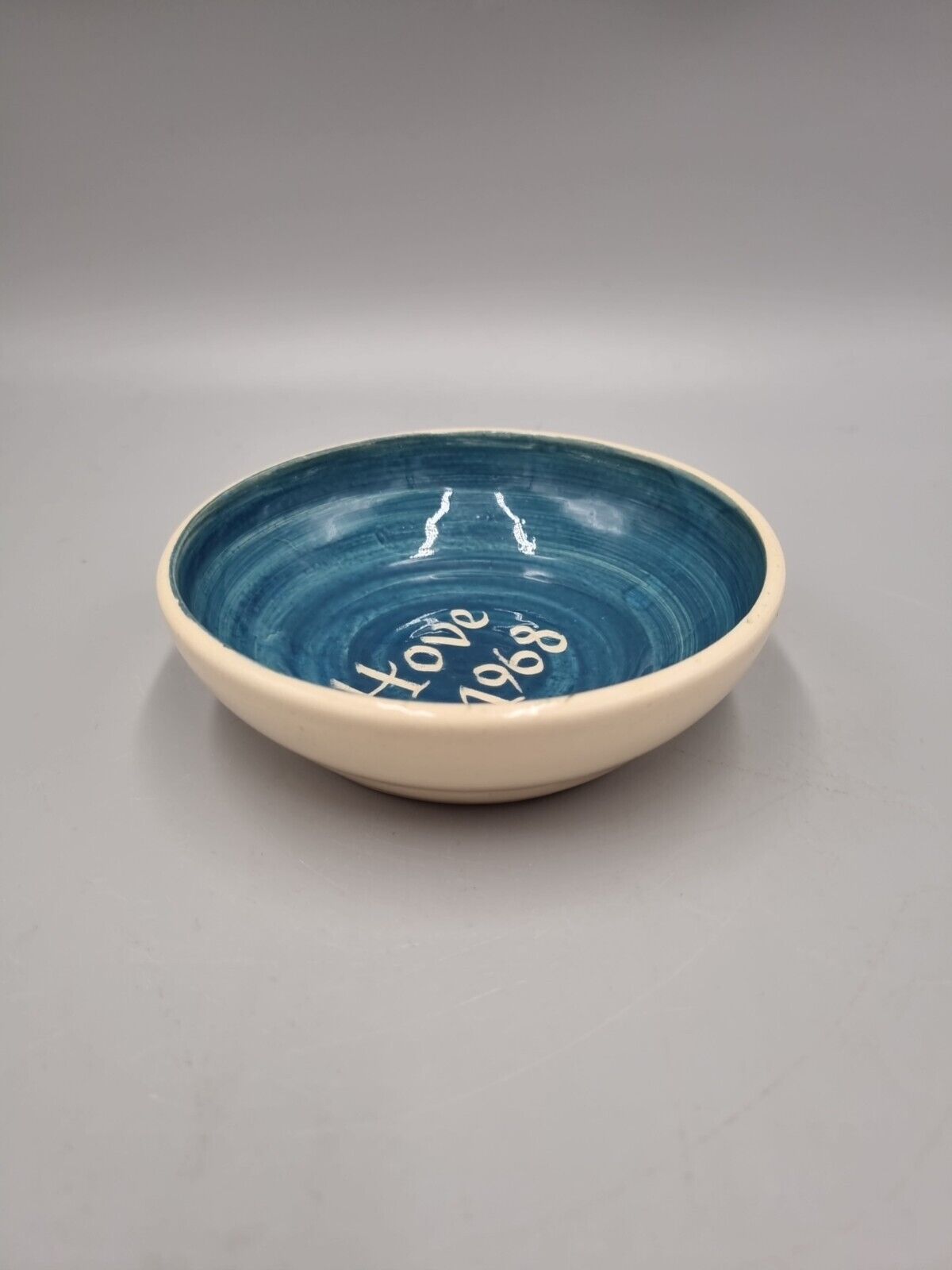 A Vintage Studio Pottery Small Bowl By Devamere Pottery, Brighton, Hove 1968.