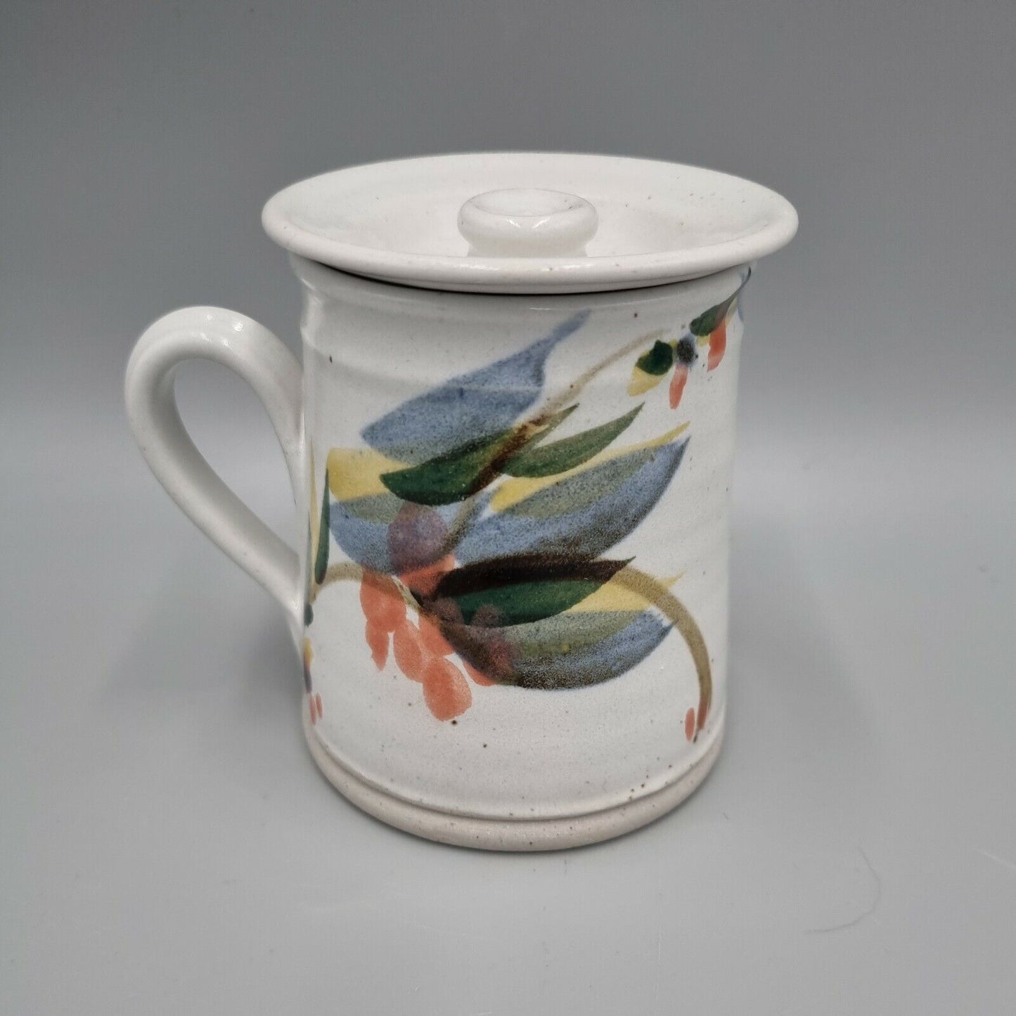 A Potters Barn, Steve Marr & Andrew Pollard, Studio Lidded Mug / Cup. VGC.