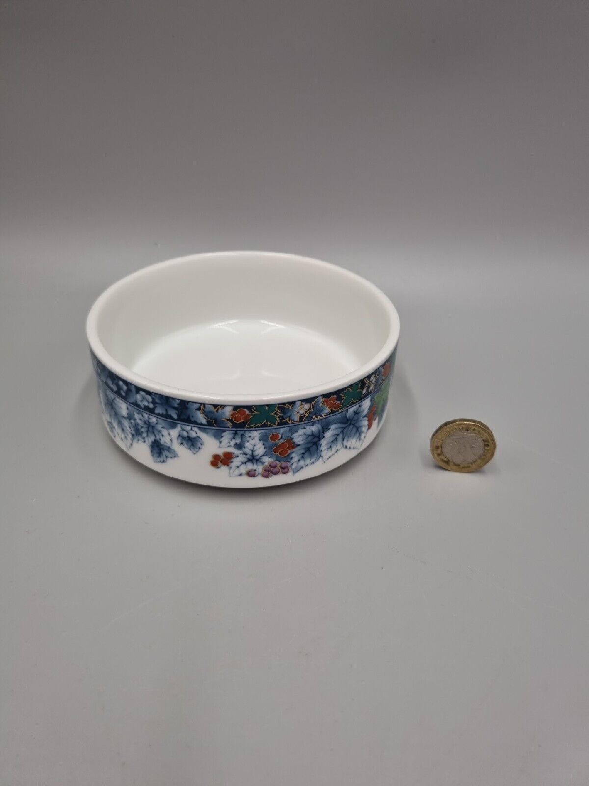 A Take, Japan Art Collection, Ceramic Floral Decorated Bowl, Labelled.