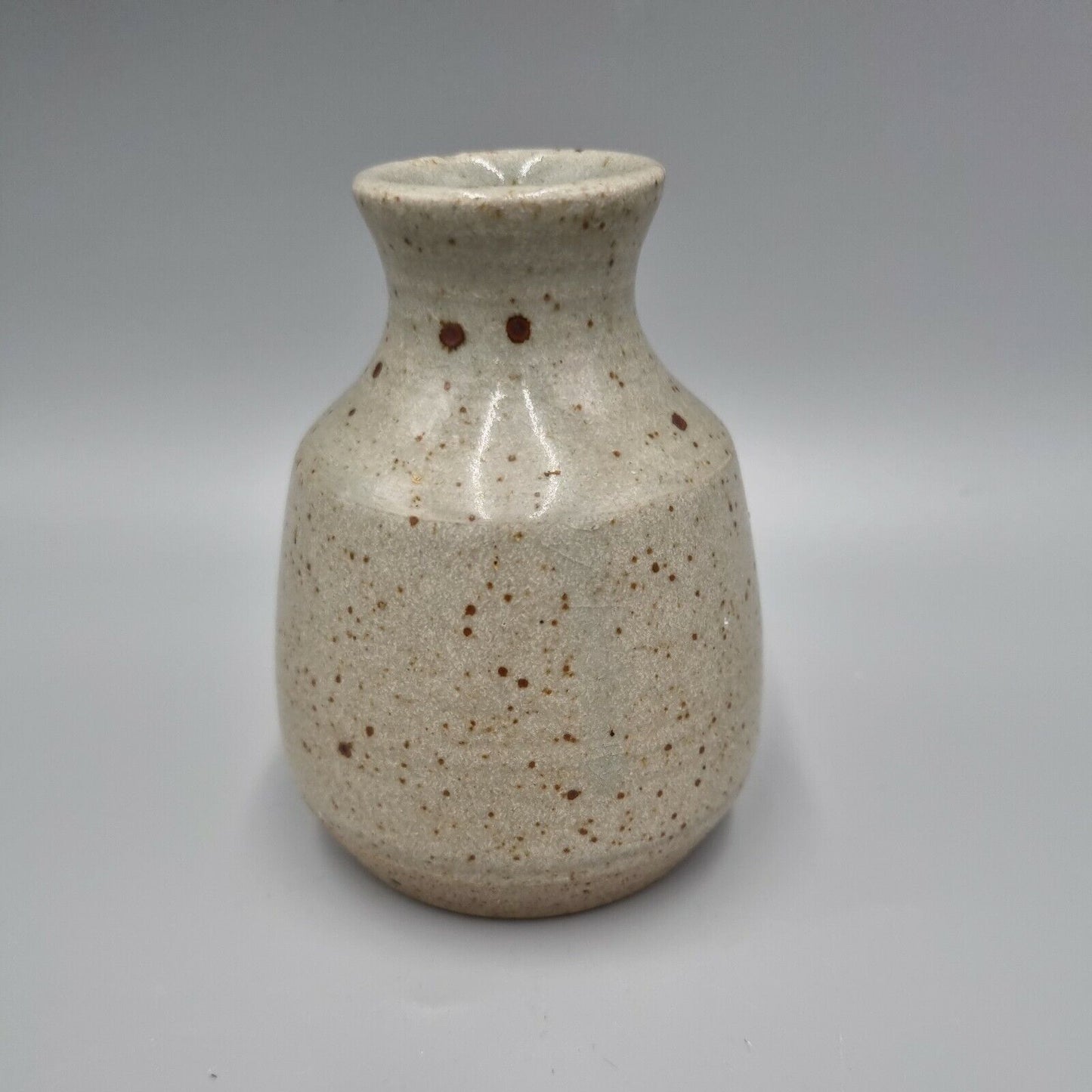 A Studio Pottery Small Posy / Bud Vase With Impressed Makes Mark, VGC.