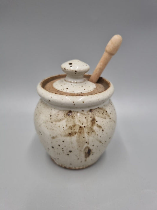 A Vintage Kersey Studio Pottery Condiment Pot, Fred Bramham & Dorothy Gorst.