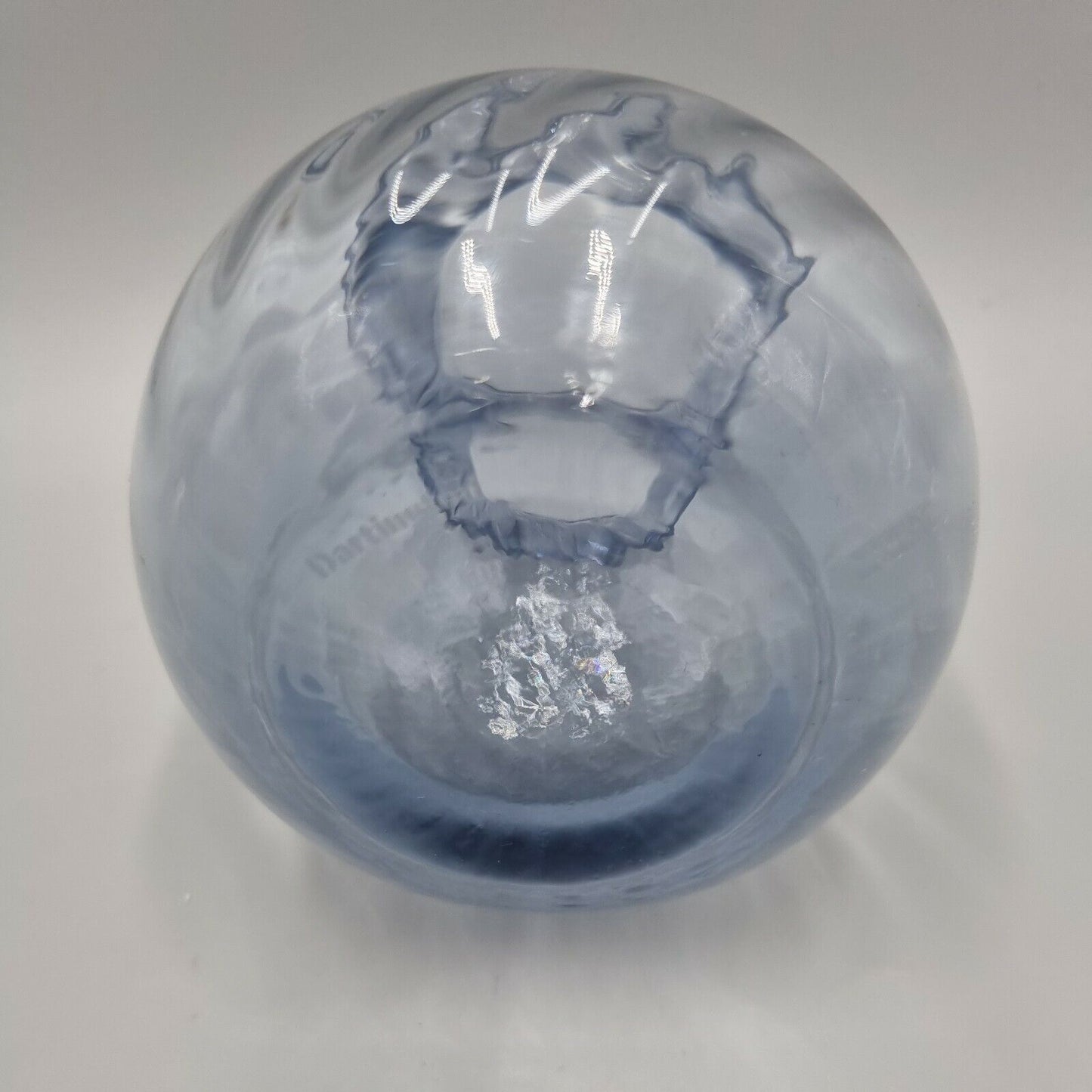 A Dartington Glass  Swirl / Ripple Candleholder / Vase FT 266, VGC