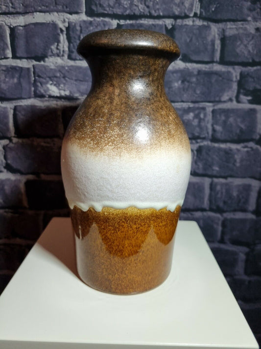 Vintage West German Pottery WGP Vase Scheurich Keramik,208-21, fat lava era, VGC