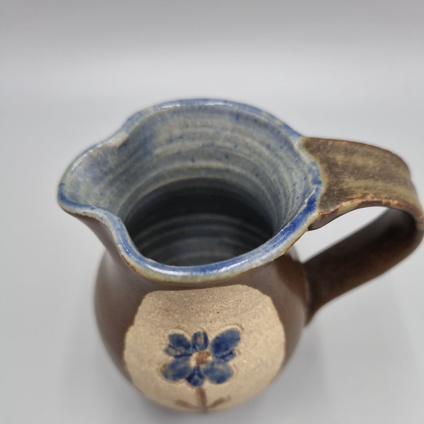 A Liz Bernays-Ross Vintage Myddfai Studio Pottery Wales,  Milk Jug / Creamer.