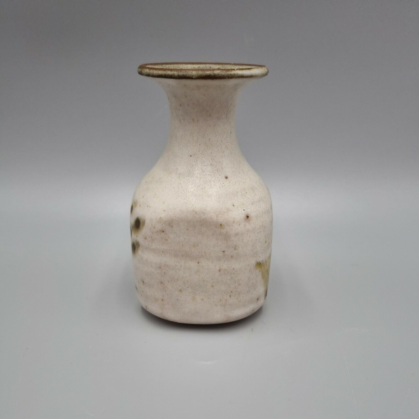 A Vintage Studio Pottery Square Posy / Bud Vase, Unmarked, VGC.