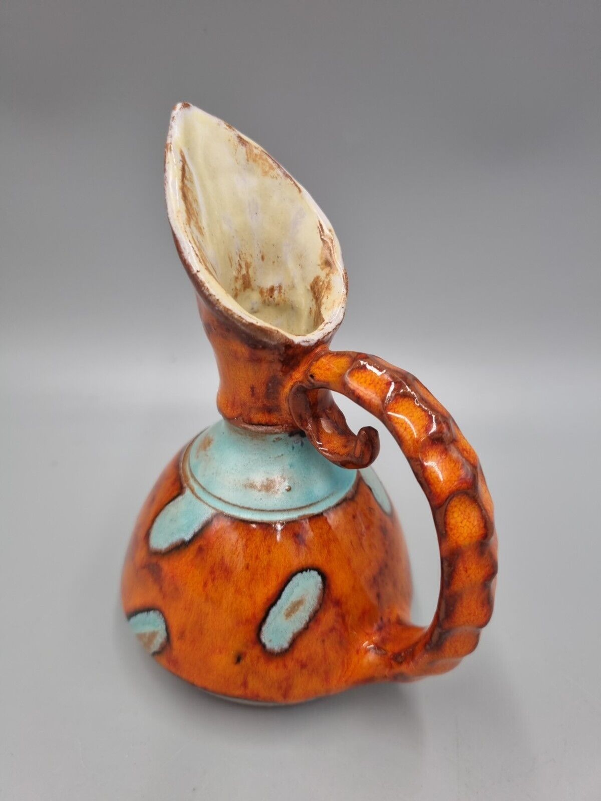 A Handmade Studio Pottery Jug By Bilyana Ceramics, US, California.