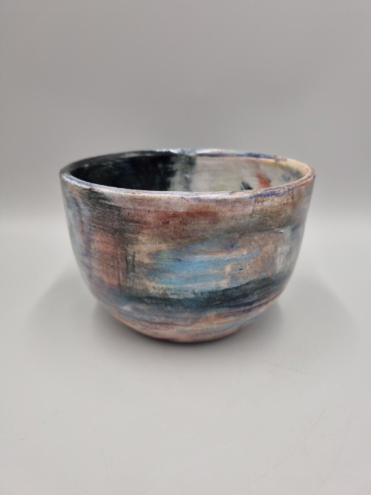 A Field Place Pottery Ceramic Deep Bowl By Jessica Jordan, Signed.