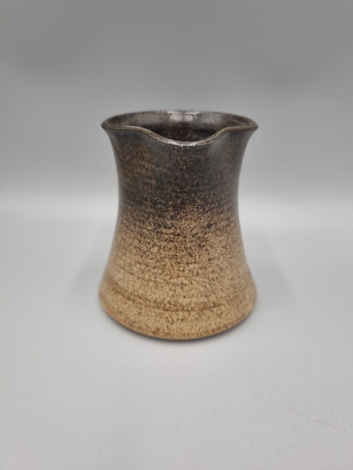 Vintage Janet Upton, Slindon Pottery Studio, Wide Base Jug, 11cm Tall.