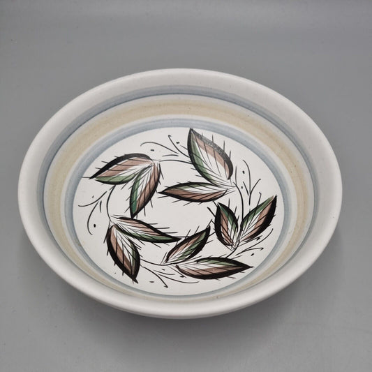 Denby Stoneware - Handpainted Leaves Design Small Bowl