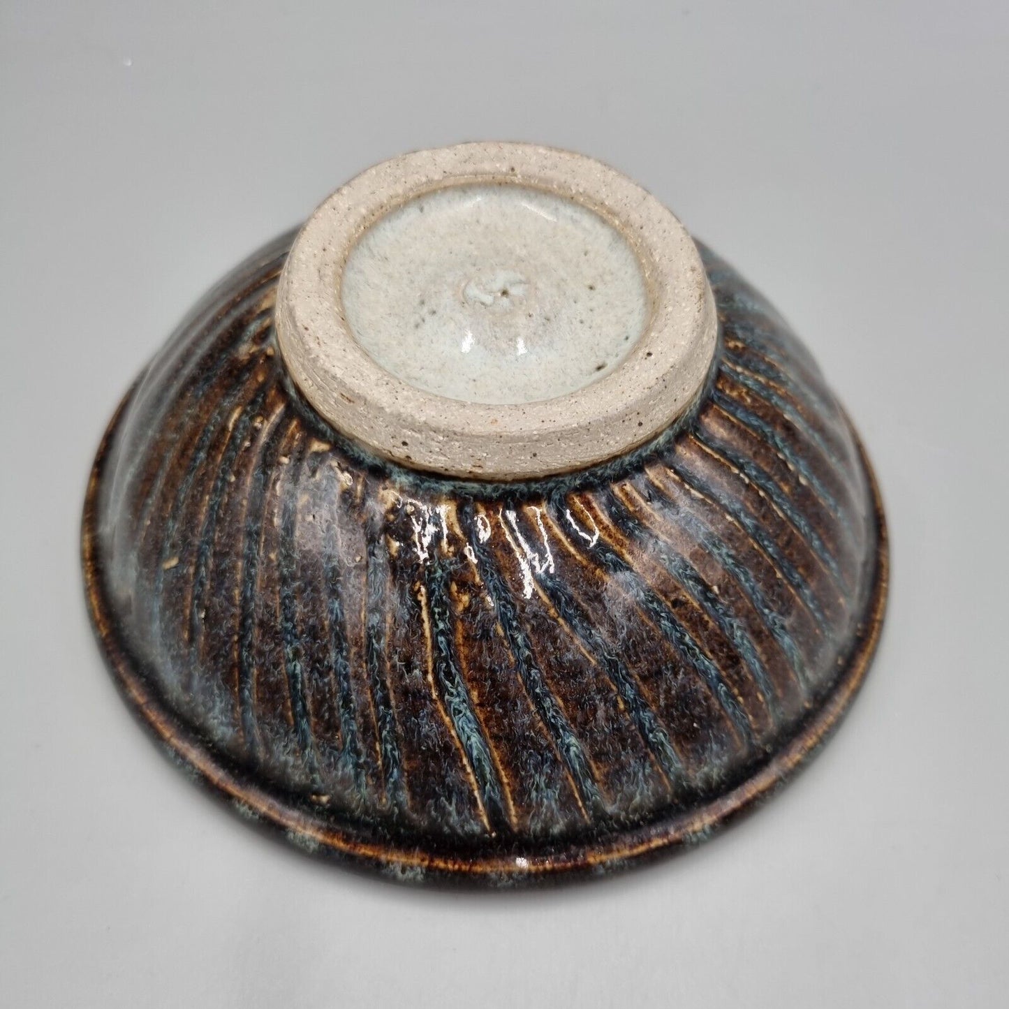 An Excellent Studio Pottery Footed Bowl, Unknown Maker, Marked to Base.