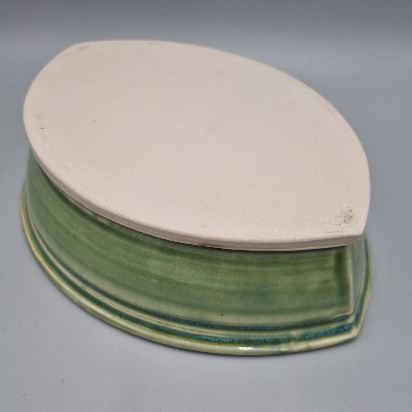 An Arwyn Jones Contemporary Studio Pottery Oval Dish.