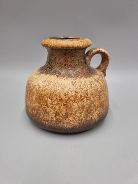 A Scheurich Keramik West German Ceramic Vase, MCM, WGP, Fat Lava, 493-10.