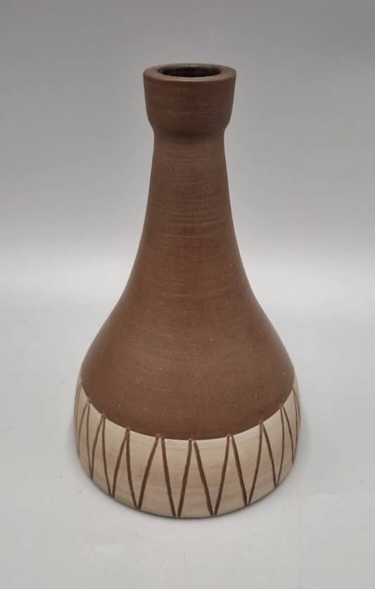 A Small Gunnar Nylund Inverted Funnel Vase, Sweden, MCM.