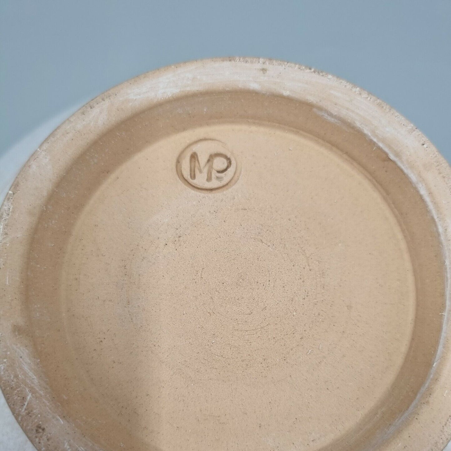 A Studio Pottery Bowl with 'piping' decoration marked MP to base. VGC.