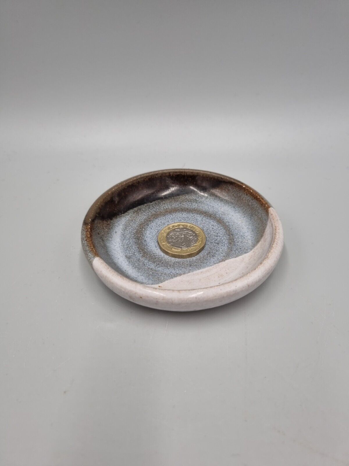 A Small Studio Pottery Pin Dish / Bowl. VGC. Marked to Base.