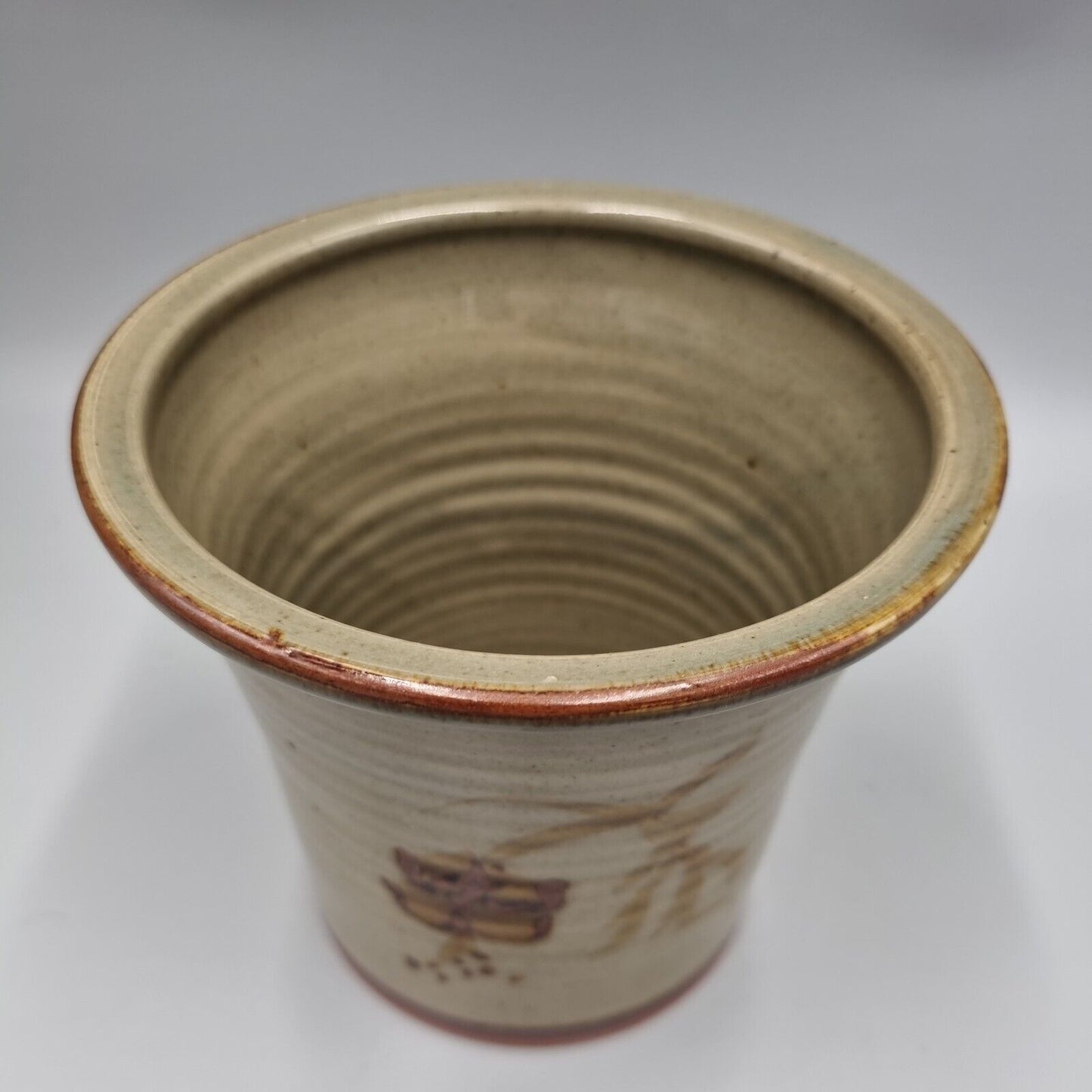 A Glenshee Studio Pottery Planter, Made In Scotland, VGC.