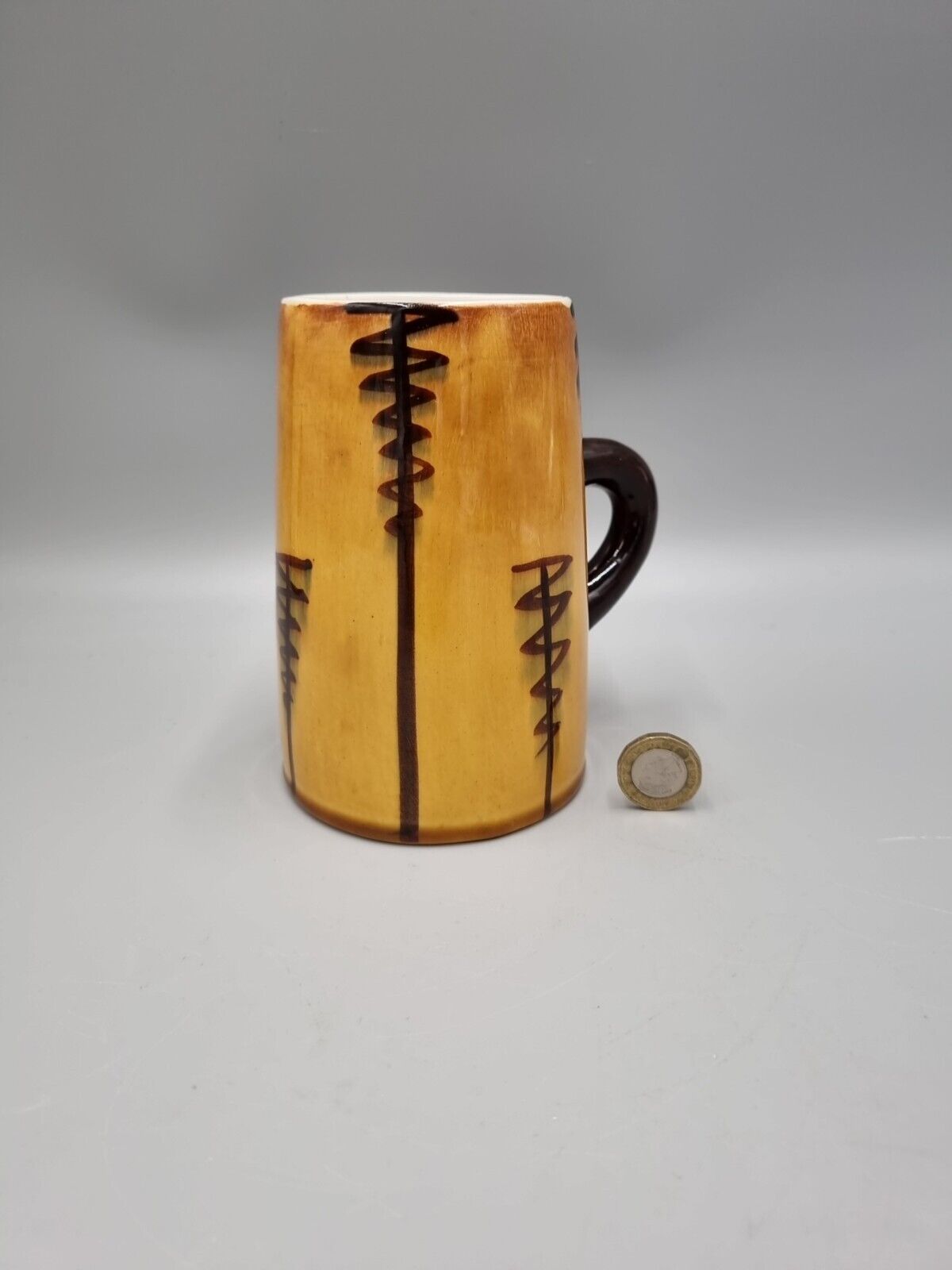 A Vintage Soviet Mug, Zik Konakovo Faience, USSR, 1970's.