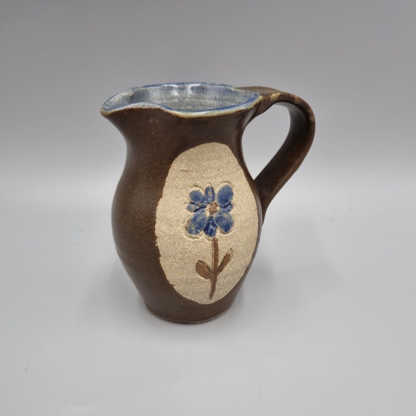 A Liz Bernays-Ross Vintage Myddfai Studio Pottery Wales,  Milk Jug / Creamer.