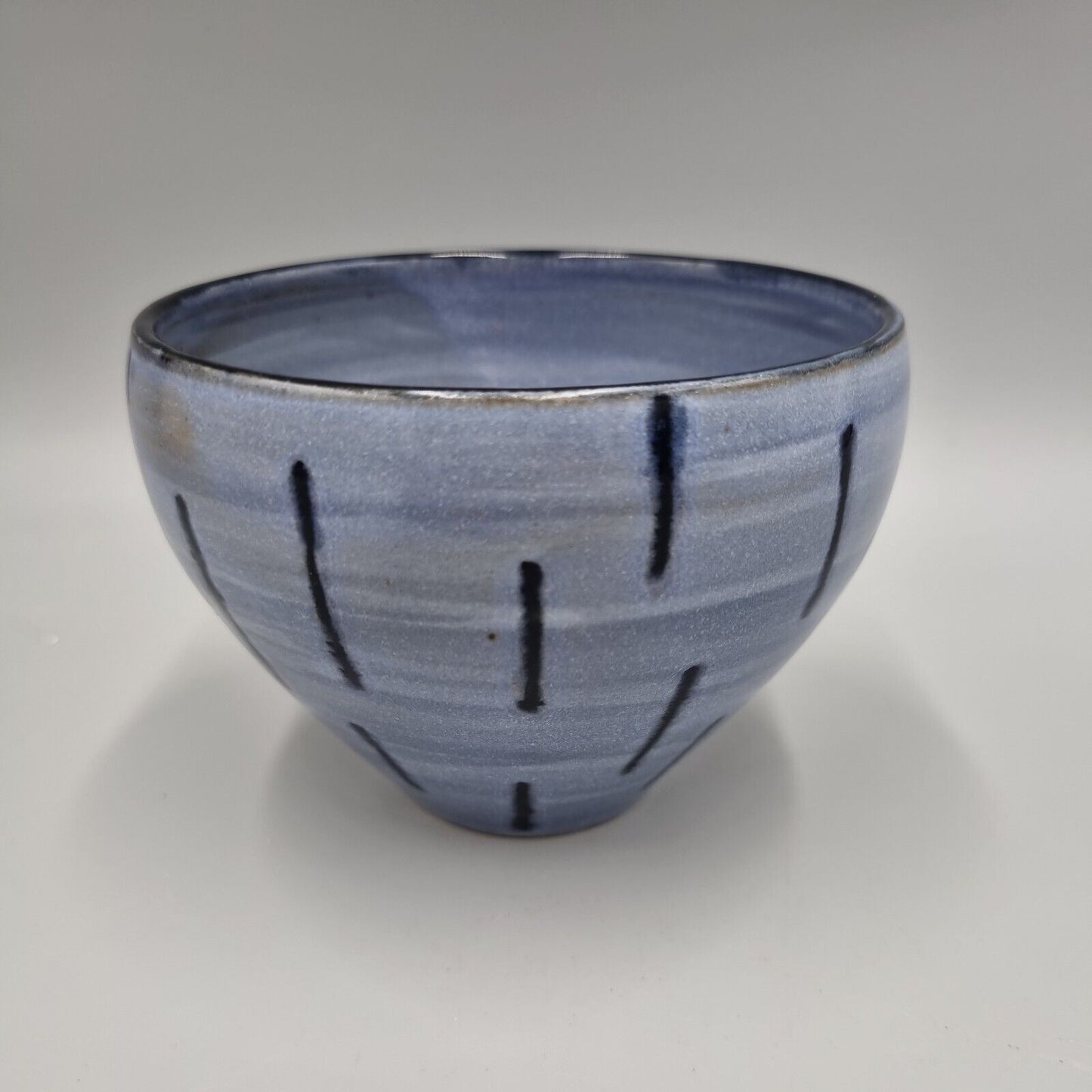 A Small Studio Pottery Tea Bowl, Monogram To Base 'GF'. VGC.