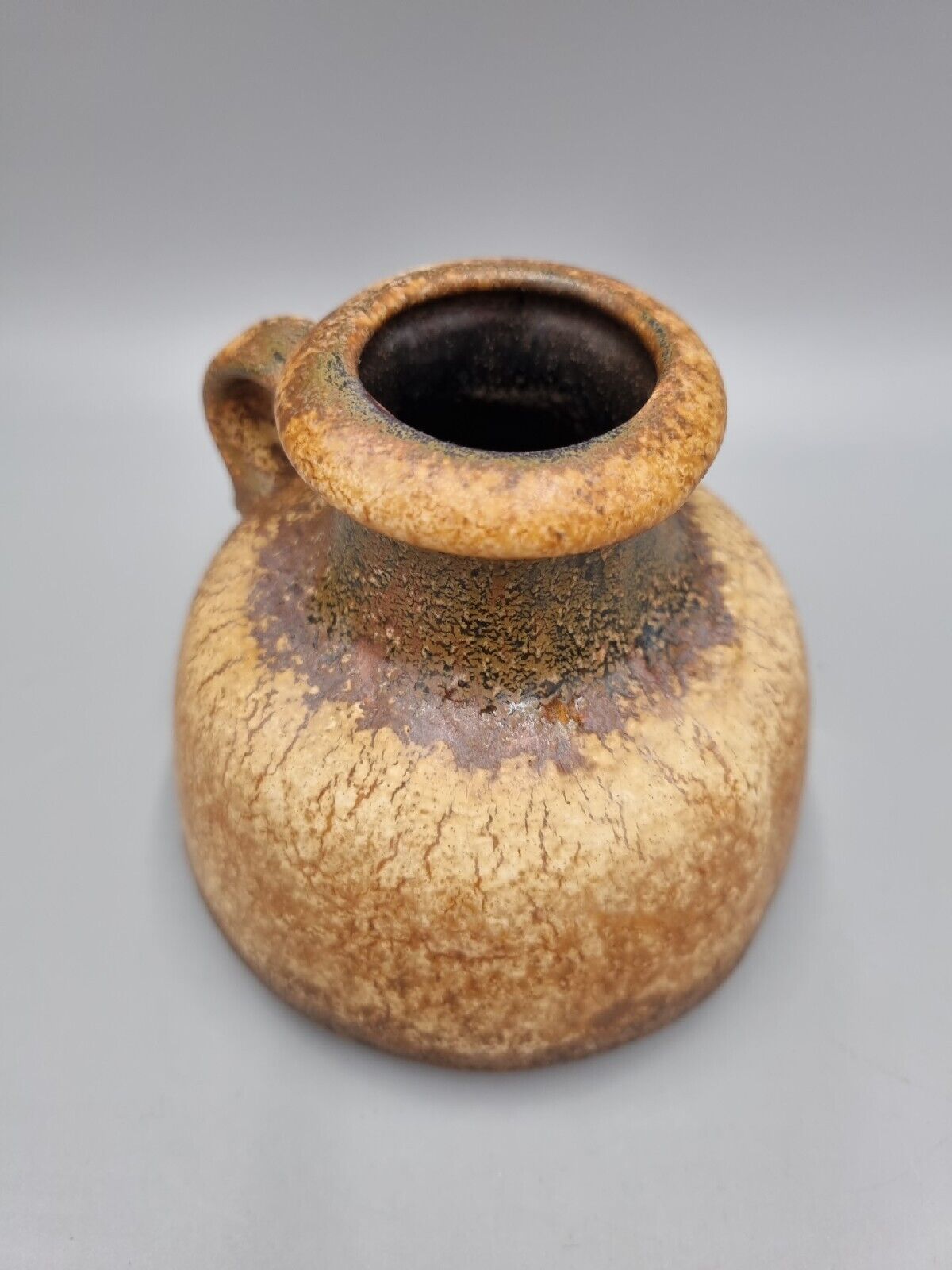 A Scheurich Keramik West German Ceramic Vase, MCM, WGP, Fat Lava, 493-10.