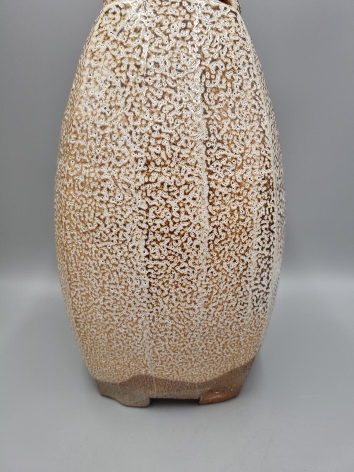 A Marcus O'Mahony Studio Pottery Vase / Vessel, Squared Bottle, H-36cm