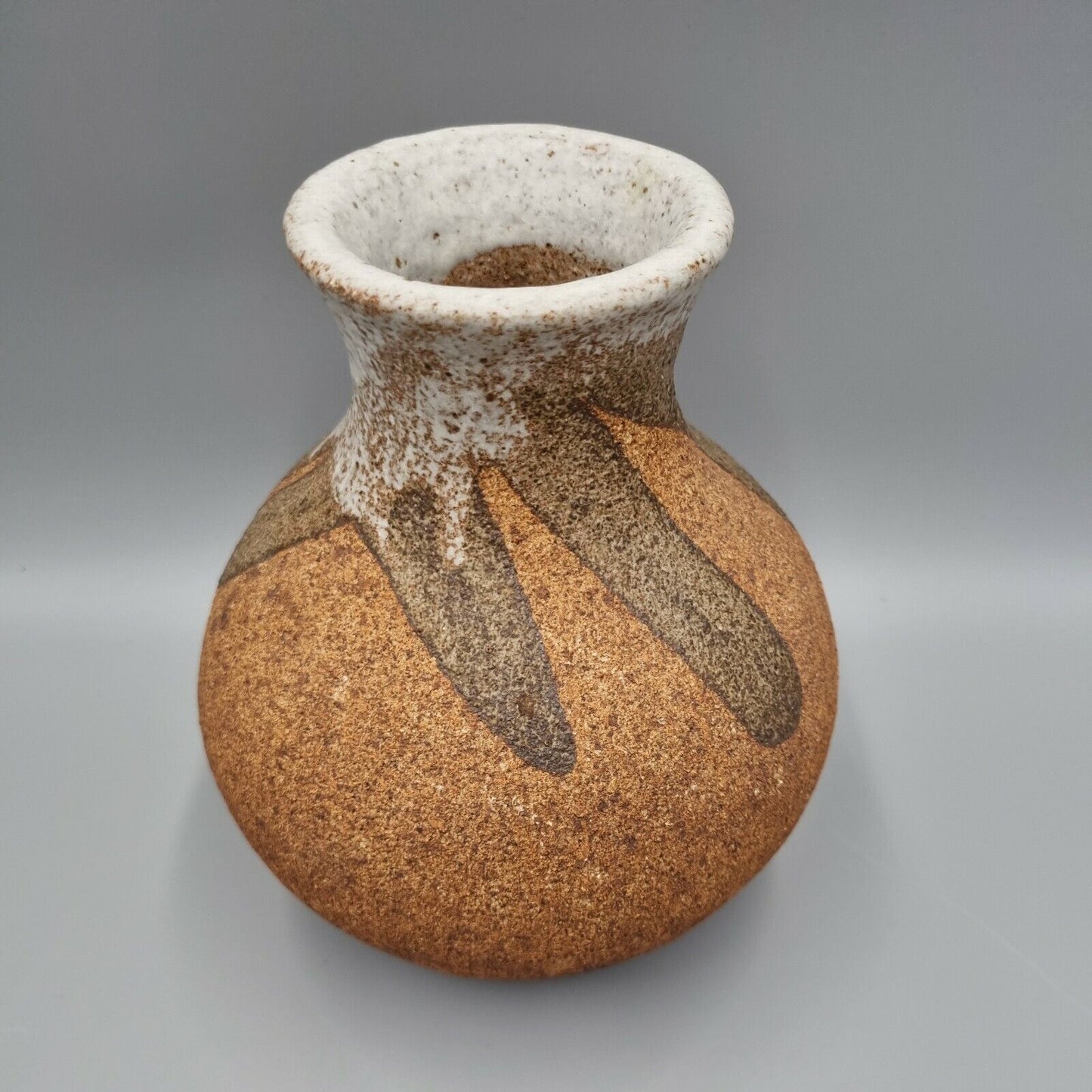 A Large Stoneware Studio Pottery Vase, Marked to the base, VGC.