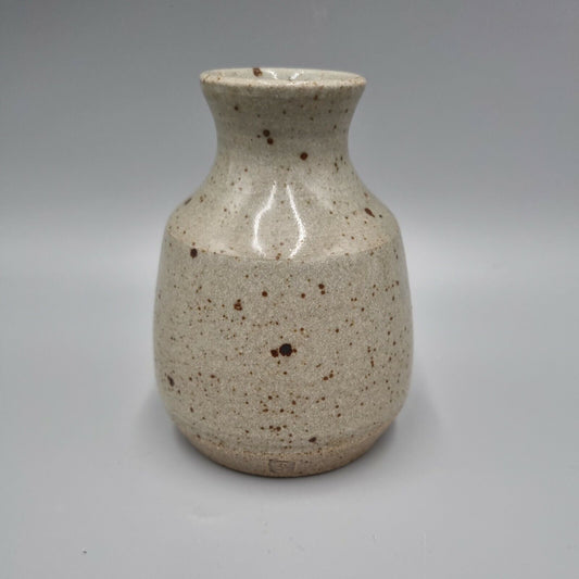 A Studio Pottery Small Posy / Bud Vase With Impressed Makes Mark, VGC.