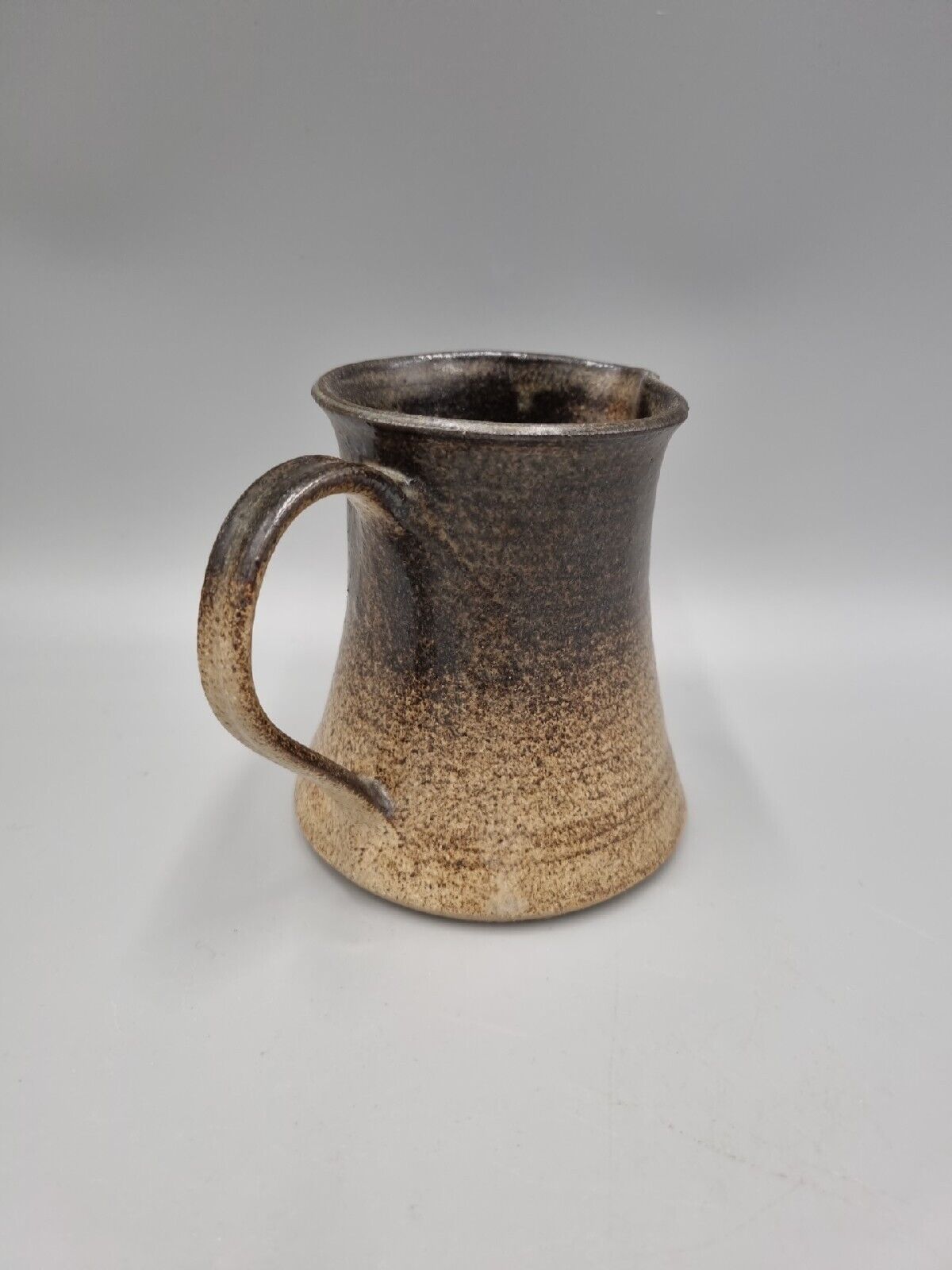 Vintage Janet Upton, Slindon Pottery Studio, Wide Base Jug, 11cm Tall.