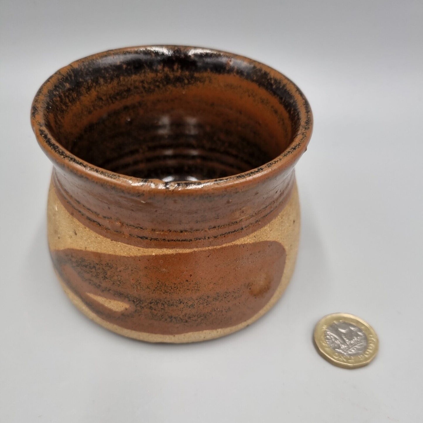 A Vintage Studio Pottery Small Pot / Bowl / Vessel By Alan Brough.