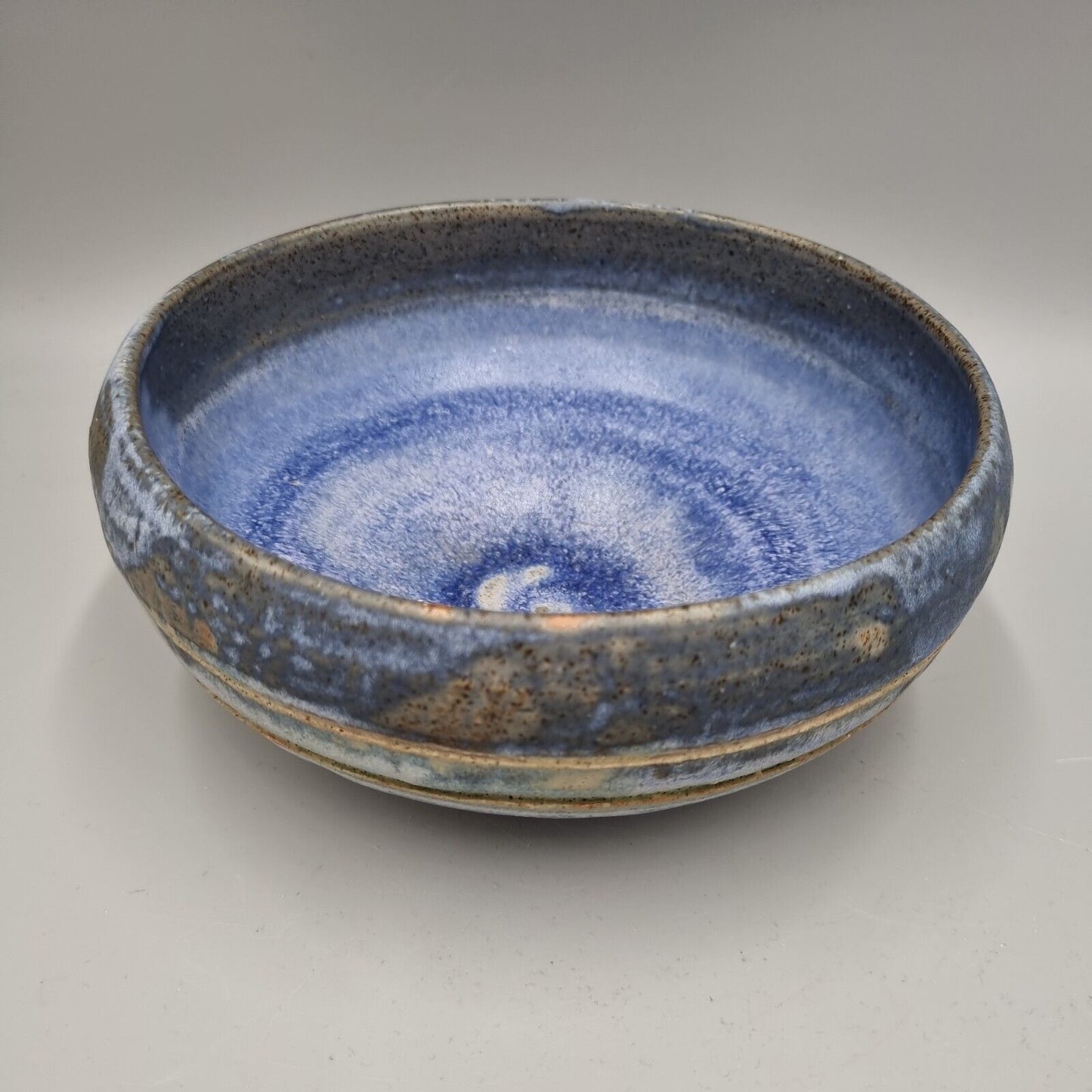 A Studio Pottery Bowl, Incised To Base With Fish Mark, '95.