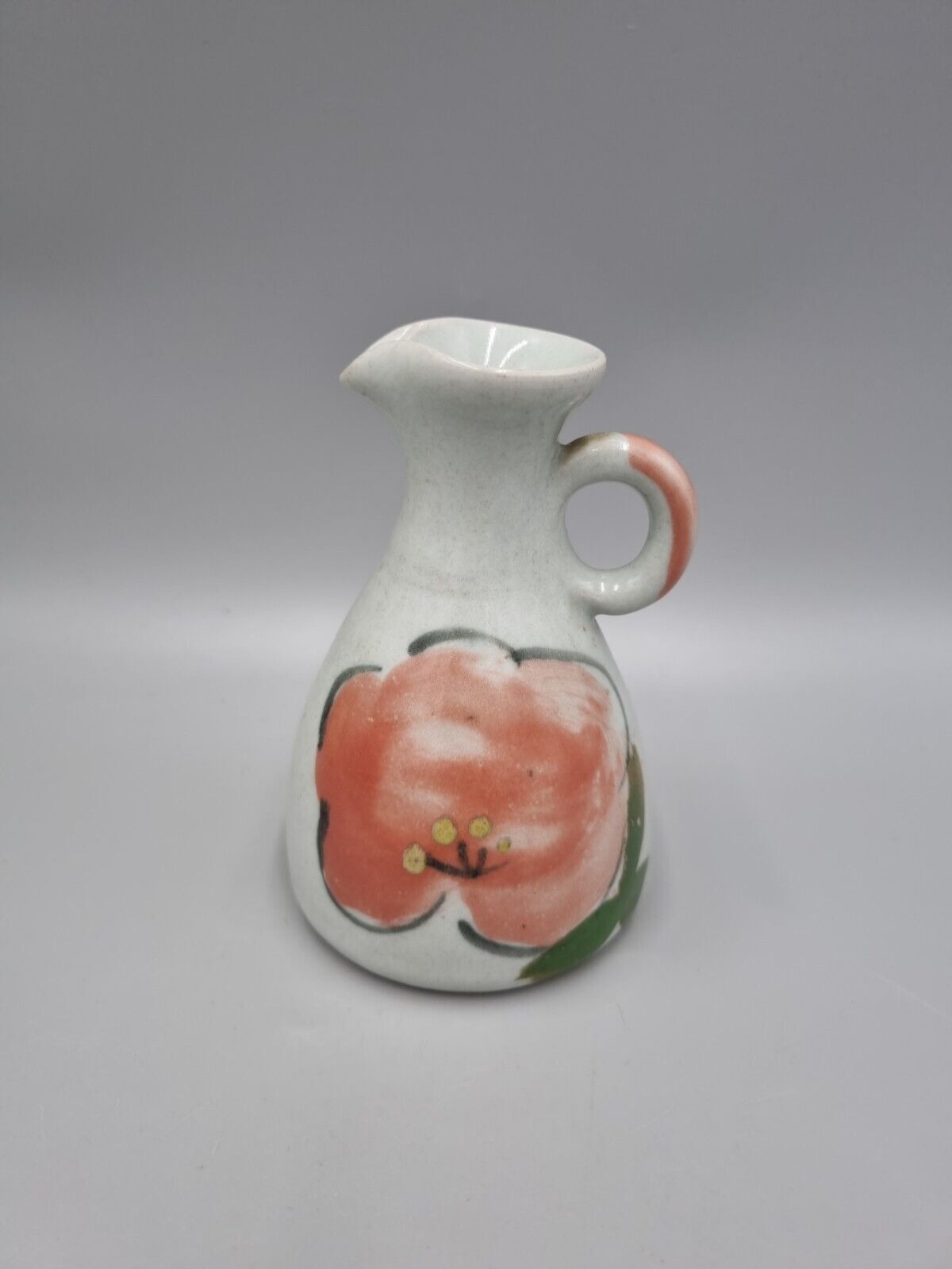 A John & Judy Jelfs Studio Pottery Flower Stoneware Jug, Bourton on Water.