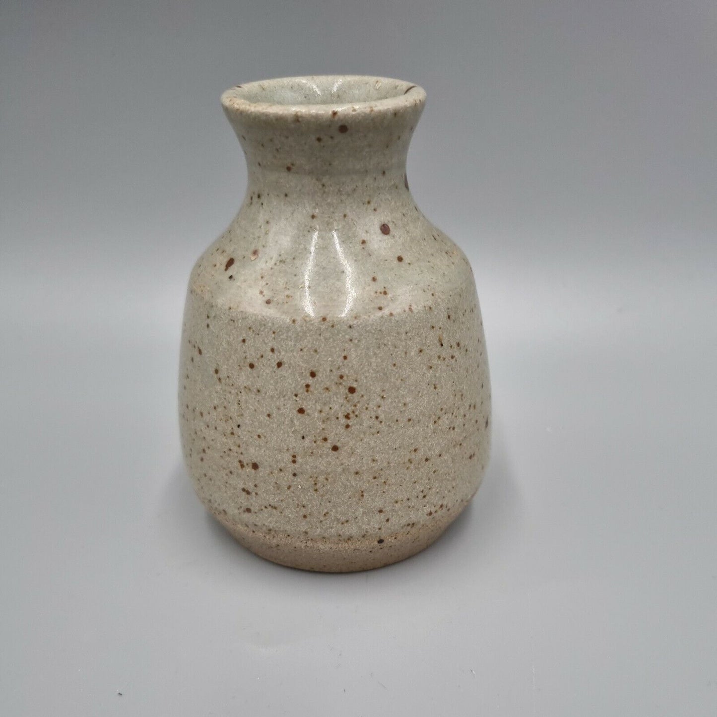 A Studio Pottery Small Posy / Bud Vase With Impressed Makes Mark, VGC.