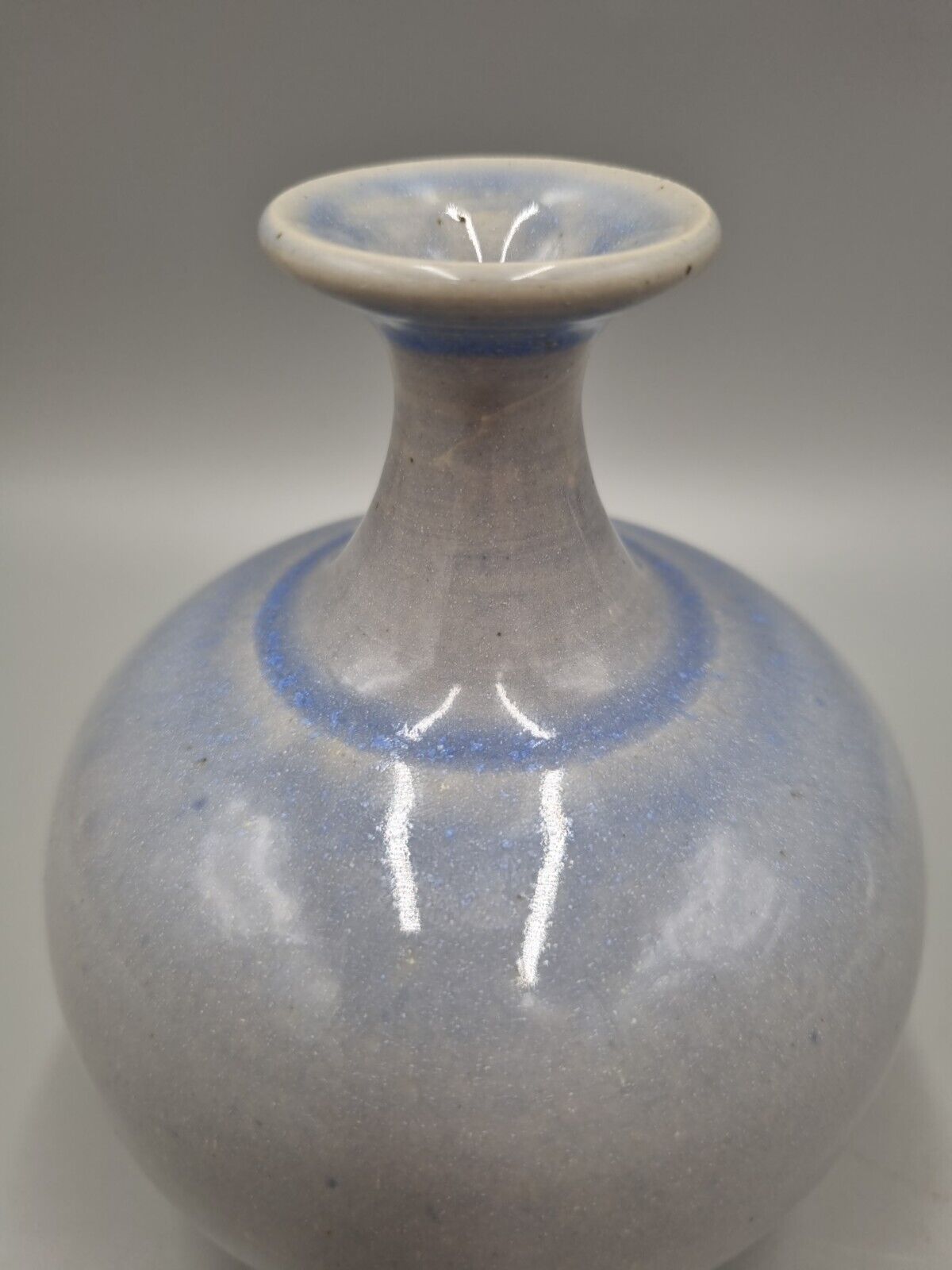 A Klase Stoneware Studio Pottery Vase, Sweden, Höganäs, 1960's, Very Good.