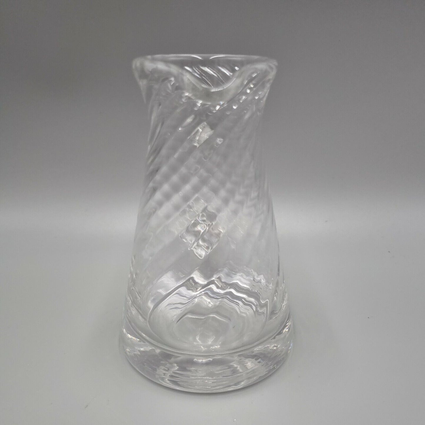 A Dartington Glass Flare (Twist) Pattern Small (1/2 Pint) Jug / Carafe. VGC.