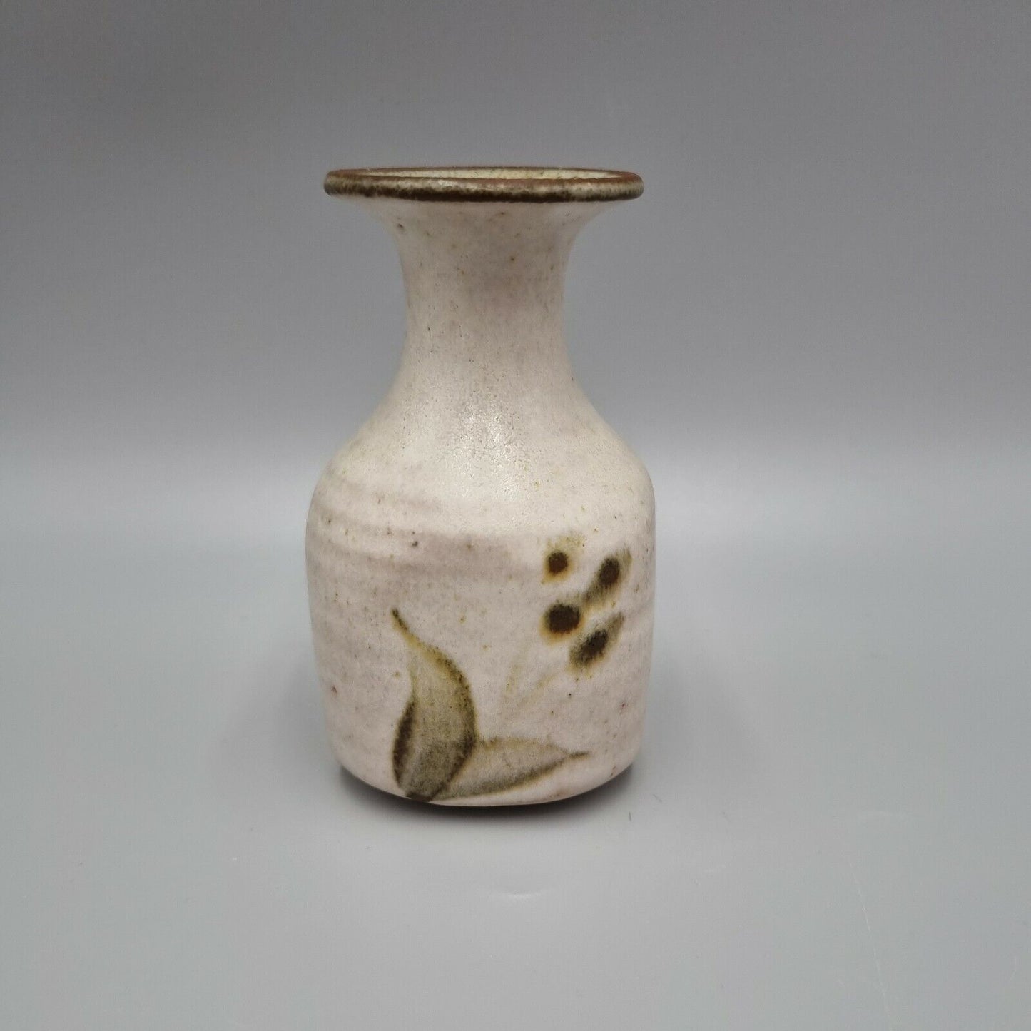 A Vintage Studio Pottery Square Posy / Bud Vase, Unmarked, VGC.