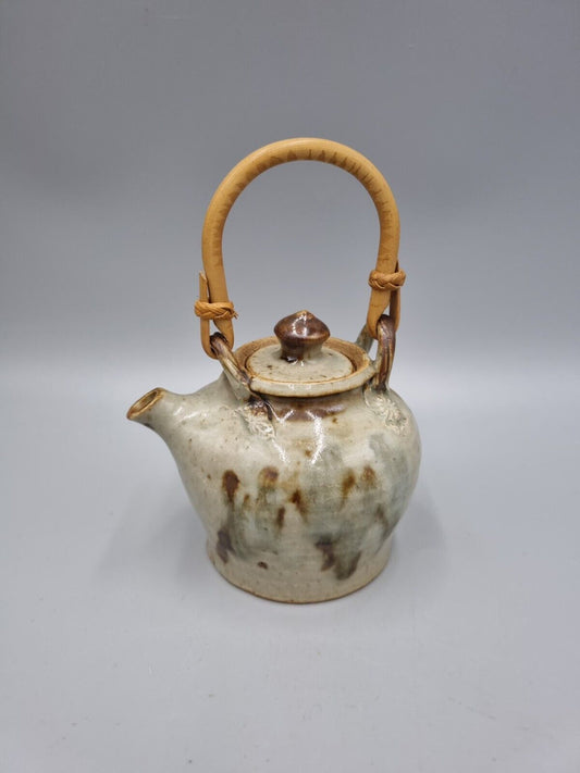 A Miniature Studio Pottery Tea Pot By Eileen Stevens.