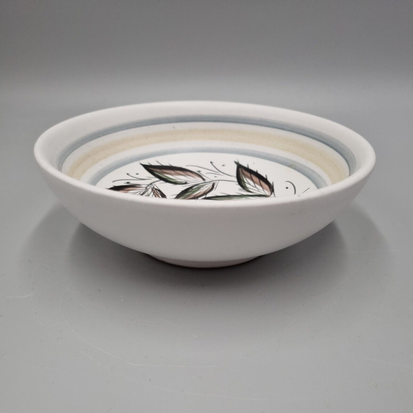 Denby Stoneware - Handpainted Leaves Design Small Bowl