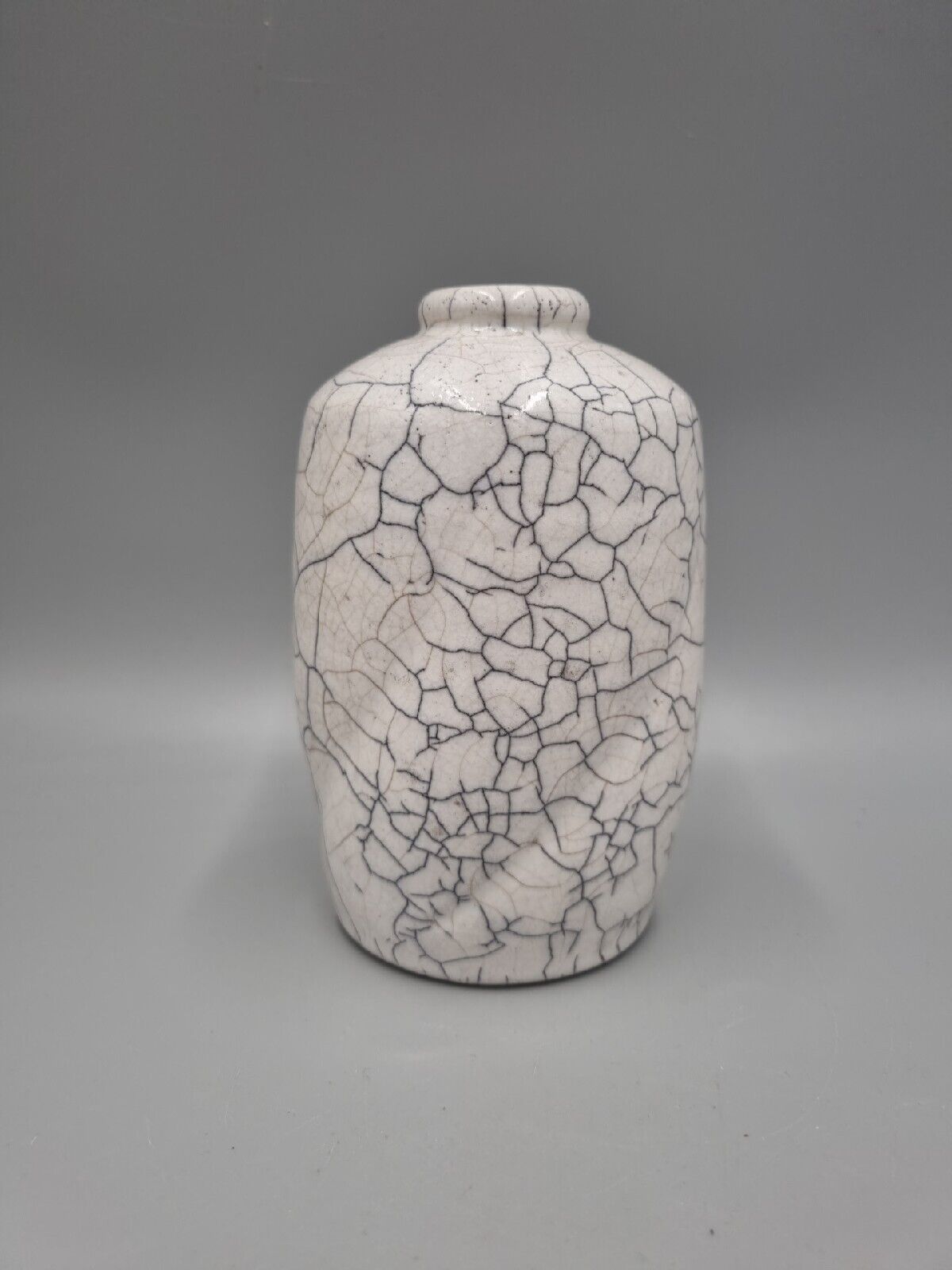 A Raku Studio Pottery Bottle Vase By John Fraser, Ouseburn Pottery, Newcastle.