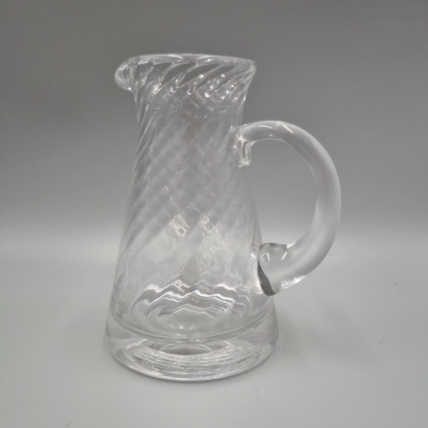 A Dartington Glass Flare (Twist) Pattern Small (1/2 Pint) Jug / Carafe. VGC.