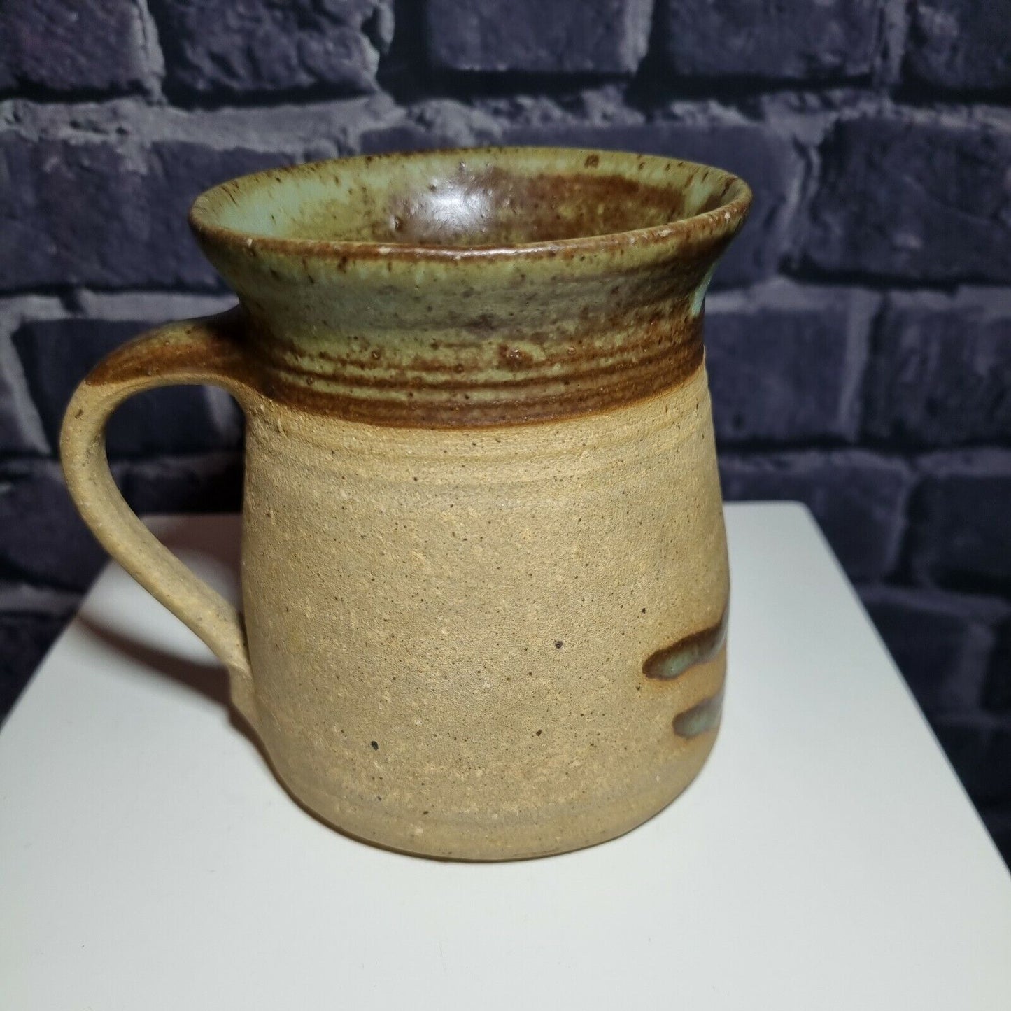 Alan Brough Studio Pottery Stoneware Mug / Tankard. Leach Interest. VGC.